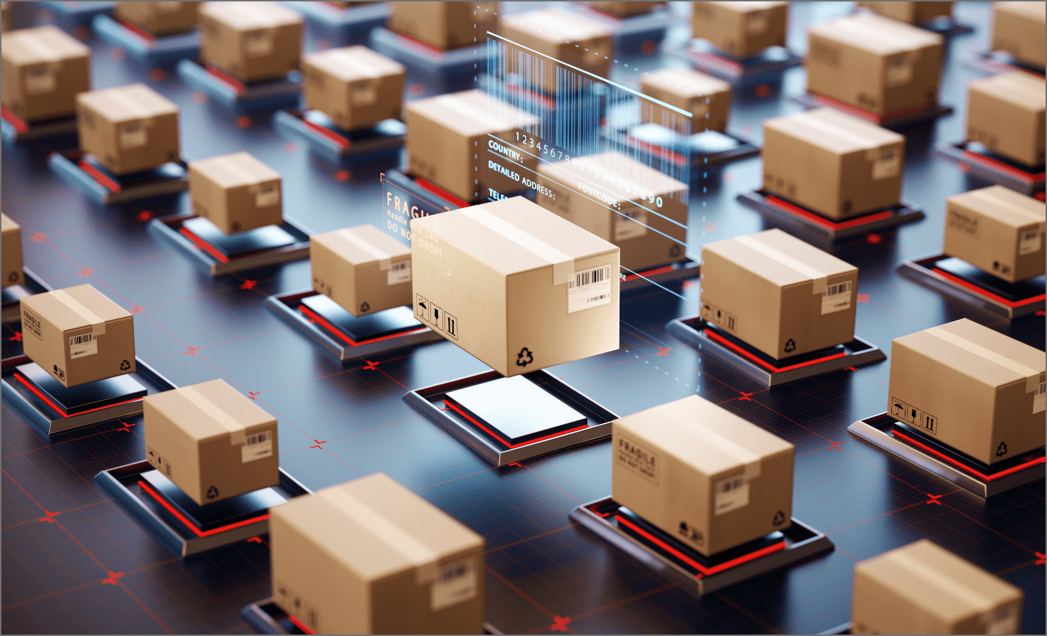 technology being used in shorting and shipping parcels
