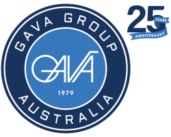 GAVA Group Australia 25 years anniversary Logo